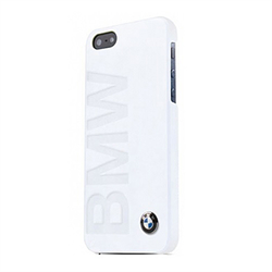 Чехол-накладка BMW для iPhone SE/5/5S Logo Signature Hard White - фото 5790