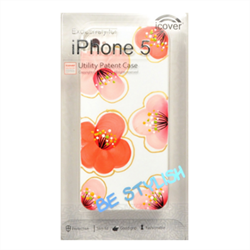 Чехол-накладка для iPhone SE/5/5S iCover Cherry Blossoms White/Red - фото 6108