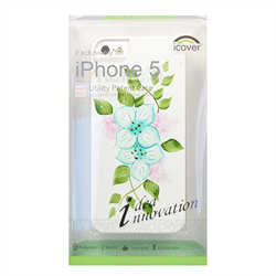 Чехол-накладка для iPhone SE/5/5S iCover Flowers SG01 - фото 6124