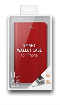 Чехол-книжка+накладка LAB.C Smart Wallet для iPhone 6/6s - фото 6622