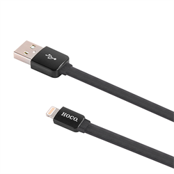 Кабель для iPhone/ iPad HOCO Lightning-USB Data Cable Colourful Flat 120cм - фото 7260