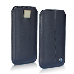 Чехол-карман BMW для iPhone SE/5/5s Signature Sleeve с язычком, нат. кожа - фото 9329