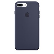 Оригинальный силиконовый чехол-накладка Apple для iPhone 7 Plus/8 Plus, цвет «темно-синий»  (MMQU2ZM/A)