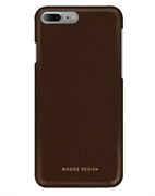 Чехол-накладка Moodz для iPhone 7 Plus/8 Plus  Floter leather Hard Chocolate, цвет «коричневый» (MZ901024)