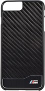 Чехол-накладка BMW для iPhone 7 Plus/8 Plus  M-Collection Aluminium&Carbon Hard, Цвет «Черный» (BMHCP7LMDCB)