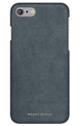 Чехол-накладка Moodz для iPhone 7/8 Alcantra Hard Steel Цвет: Серый (MZ656067)