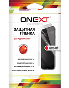 Защитная пленка ONEXT для телефона Apple iPhone 6 глянцевая (передняя+задняя)