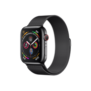 Apple Watch Series 4 44mm GPS + Cellular "Space Grey" стальной корпус + Milanese Loop