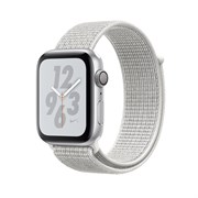 Apple Watch Series 4 Nike+ 40mm "Белый" (с белым нейлоновым ремешком) - копия
