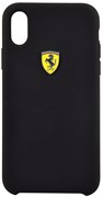 Чехол-Накладка Ferrari iPhone X/XS On-Track SF Silicone case Hard TPU, &quot;Black&quot; (FESSIHCPXBK)
