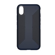Чехол-накладка Speck Presidio Grip для iPhone X/XS, цвет "тёмно-синий/черный" (103131-6587)