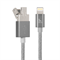Кабель для iPhone/ iPad HOCO Lightning-USB Data Cable Emergency charing 120cм - фото 7266