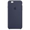 Оригинальный силиконовый чехол-накладка Apple для iPhone 6/6s Plus цвет «тёмно-синий» (MKXL2ZM/A)